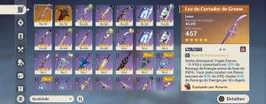 [🔥Promoção🔥]Raiden+arma assinatura,Dehya+Túmulo do lobo - Genshin Impact