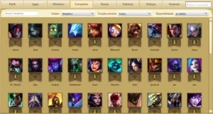 Conta Unranked Lvl 30, 55 champions e 9 skins - League of Legends LOL