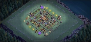 Clash of Clans CV13 Bem upada - muros full cv 12