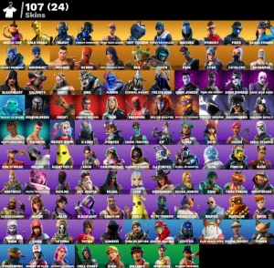 Conta Fortnite | 107 Skins | Salve o Mundo | Melhor Entrega