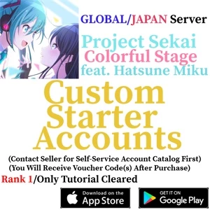 [GLOBAL/JP] 4* Combo Accounts Voucher |Sekai Colorful Stage - Outros