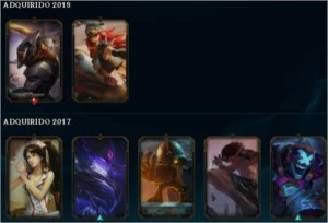 Conta LoL unico dono Gold V. - League of Legends