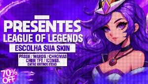 [70% Off] Presentes LOL/TFT - Skins | Passes | Cromas | 14D