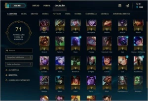 Conta lol gold 4 Barata - League of Legends