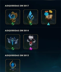 conta rara lol, skins icones sentinelas raros e com elo alto - League of Legends