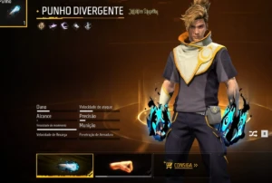 Conta Free Fire Com Punho