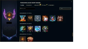 Conta LOL S4 Mestre atual lvl 108 com 61 skins - League of Legends