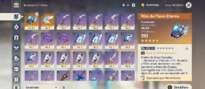 Neuvillete C2 + Arma Assinatura + Dehya C1 + Diluc - Genshin Impact