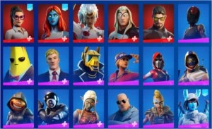 Conta Fortnite com mais de 100 skins