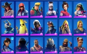 Conta Fortnite com mais de 100 skins