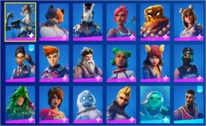 Conta Fortnite com mais de 100 skins