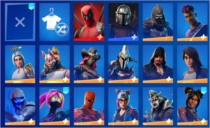 Conta Fortnite com mais de 100 skins