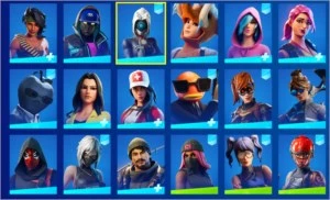 Conta Fortnite com mais de 100 skins
