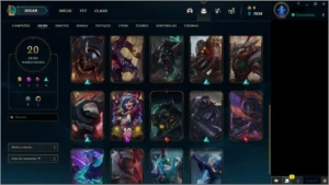 Conta 159 PRATA2(MD3) Todos os Dados - League of Legends LOL