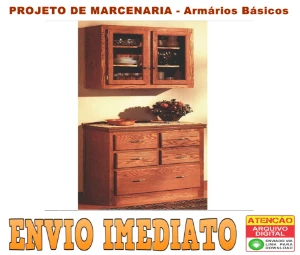 Projeto de Marcenaria Armários Básicos - Envio Imediato - Outros