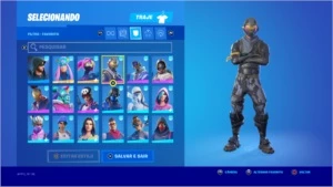 CONTA DE FORTNITE COM + DE 163 SKINS + TRAVIS SCOTT + T. MAK