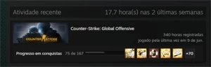 Conta steam com CSGO prime - Counter Strike
