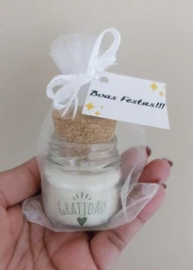 Mini Vela Perfumada Moments 40g - Artesanato e Personalizados