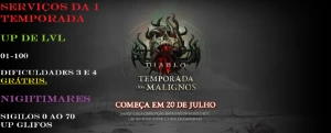Diablo 4 Gold E Serviços Temporada Malignos - Softcore - Blizzard