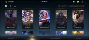 Diamante 2 + 18 SKINS + 40 CAMPEÕES + PASSE WILD 2ª SEASON - League of Legends: Wild Rift LOL WR