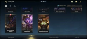 Diamante 2 + 18 SKINS + 40 CAMPEÕES + PASSE WILD 2ª SEASON - League of Legends: Wild Rift LOL WR
