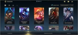 Diamante 2 + 18 SKINS + 40 CAMPEÕES + PASSE WILD 2ª SEASON - League of Legends: Wild Rift LOL WR