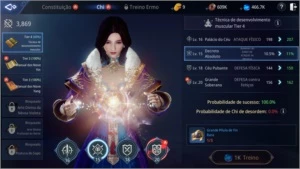 Vendo conta mir4 lvl 46 com 49k de power e um spirit epico