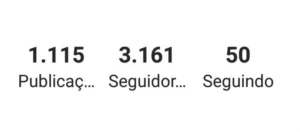 Instagram com 3k de seguidores - Redes Sociais