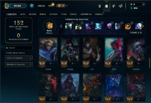 Prata 3 com 65 Champs e 17 Skins ( MAIN TOP ) - League of Legends LOL