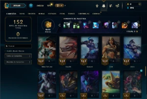 Prata 3 com 65 Champs e 17 Skins ( MAIN TOP ) - League of Legends LOL