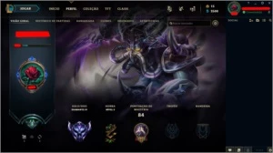 CONTA LOL DIAMANTE 4 - 40 CAMPEÕES 14 SKINS 9 CHAVES 2 GEMAS - League of Legends