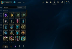 CONTA LOL D4 MMR MTO BOM E SKINS RARAS - League of Legends