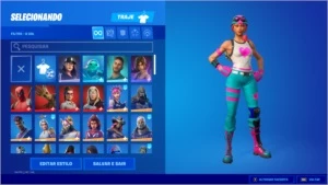 Conta fortnite com algumas skins raras e top no swt