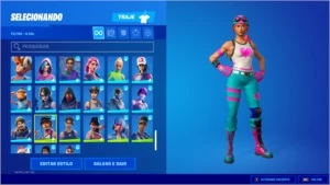 Conta fortnite com algumas skins raras e top no swt