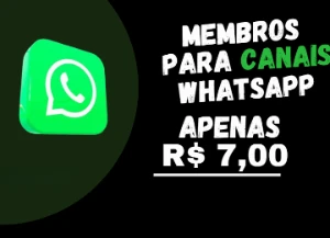 Membros para canal WHATSAPP