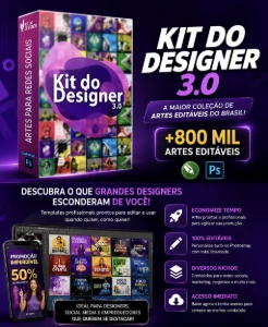 Kit Designer, Crie Design Atrativos em 5 minutos