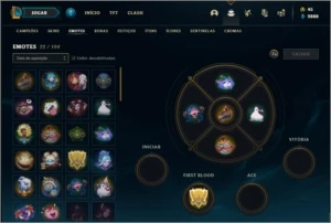 Conta platina 3 com 9 skins e 39 champs - League of Legends LOL