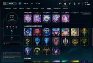 Conta platina 3 com 9 skins e 39 champs - League of Legends LOL