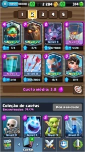 Conta Clash Royale lvl 11