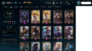 Conta Lol Com 749 Skins E Skin No Valorant - League of Legends