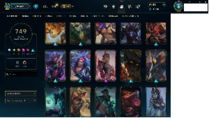 Conta Lol Com 749 Skins E Skin No Valorant - League of Legends