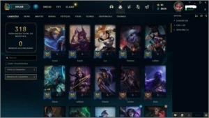 CONTA LOL DIAMANTE 3 - League of Legends