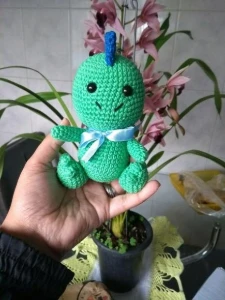 Mini Dinossauro - Artesanato e Personalizados