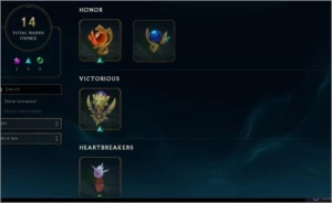 Vendo  acc do lol Total  108 champs 18419 EA LV 136 53 SKINS - League of Legends