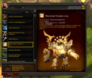 Conta world of warcraft: montarias, brinquedos e mais. - Blizzard
