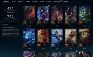 Conta do lol com 125 skins 2 ultimate - League of Legends