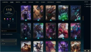 Conta Lol, 110 skins, 149 champs, Ex-Gold 2 - League of Legends