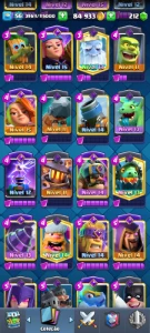 9 Anos De Conta - Herói Cavaleiro + 19 Evos - 10.000 Troféus - Clash Royale