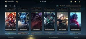 WILD RIFT 70 SKINS; 8 LENDÁRIAS; 245 WC; TODOS OS PASSES - League of Legends: Wild Rift LOL WR