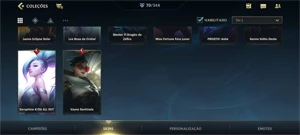 WILD RIFT 70 SKINS; 8 LENDÁRIAS; 245 WC; TODOS OS PASSES - League of Legends: Wild Rift LOL WR